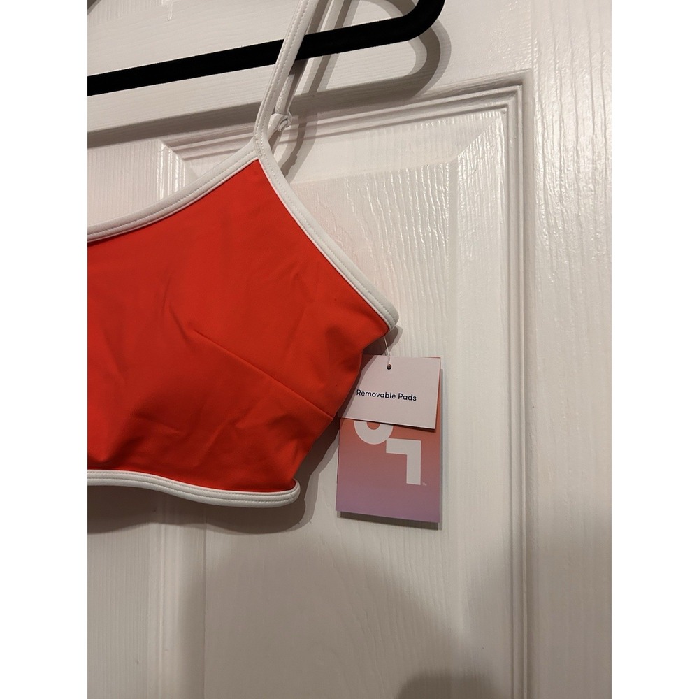 NWT‎ Joy Lab Large Sports Bra Activewear Moisture Wicking Yoga Gym Athletic Red - Picture 2 of 6